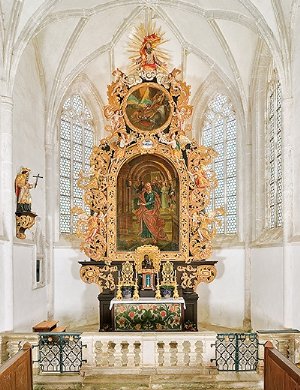 Filialkirche St. Peter, Hochaltar, 1671