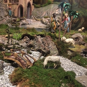 Krippen in der Erzabtei St. Peter - Herbergsuche