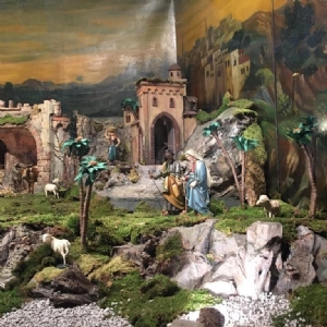 Krippe Stiftskirche - Herbergsuche 6 © Erzabtei