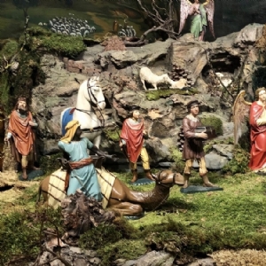 Krippe Stiftskirche - Huldigung der Könige 1 © Erzabtei