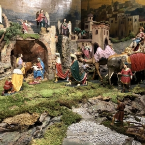 Krippe Stiftskirche - Huldigung der Könige 3 © Erzabtei