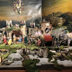 Krippe Stiftskirche - Huldigung der Könige 4 © Erzabtei