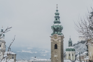 Kloster Kirchtürme Winter © Michael Rieß
