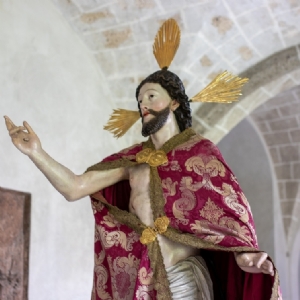 Auszug mit dem Auferstandenen - Christi Himmelfahrt 2022 © P. Alkuin