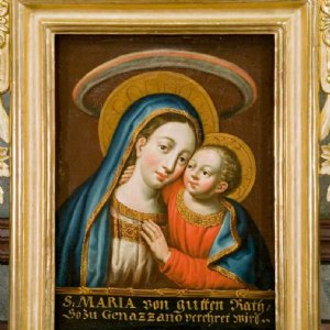 Hopfgarten im Brixental, Pfarrkirche, barockes Bild „Maria vom Guten Rat“