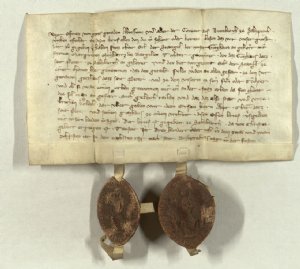 Die Urkunde 291 weist die Existenz einer alten neuen Äbtissin von Nonnberg nach. © Stiftsarchiv