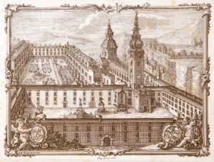 Ansicht des Klosters St. Peter im 18. Jahrhundert © Erzabtei St. Peter