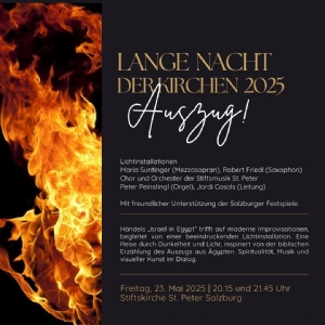 Lange Nacht 2025 - Plakat © Stiftsmusik