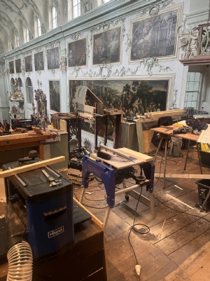 Orgeleinbau - 2 © Erzabtei