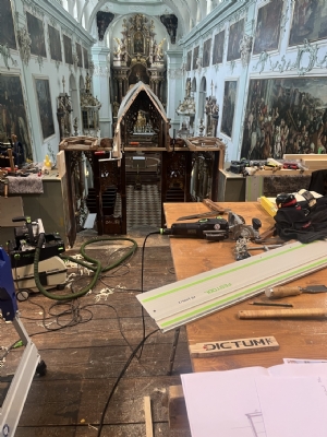 Orgeleinbau - 3 © Erzabtei