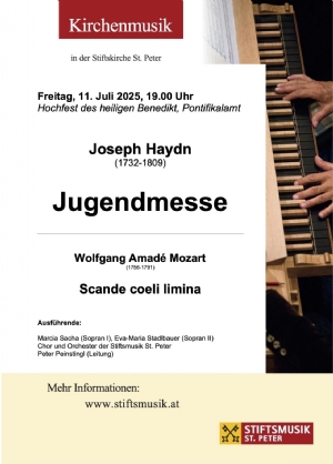 Musikprogramm - Hl. Benedikt - Juli 2025 &copy; Stiftsmusik