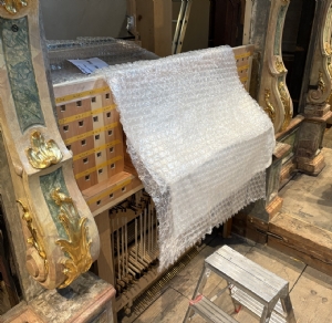 Einbau Hauptorgel - 3 © Erzabtei