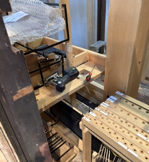 Einbau Hauptorgel - 5 © Erzabtei