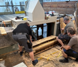 Einbau Hauptorgel - 8 © Erzabtei