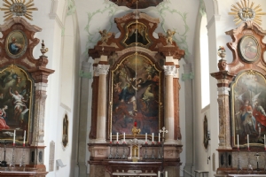 Kirche St. Michael Innenaufnahme © Erzabtei