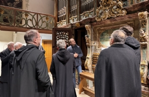 Orgelführung für den Konvent - 3 © Erzabtei