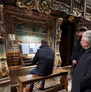 Orgelführung für den Konvent - 4 © Erzabtei