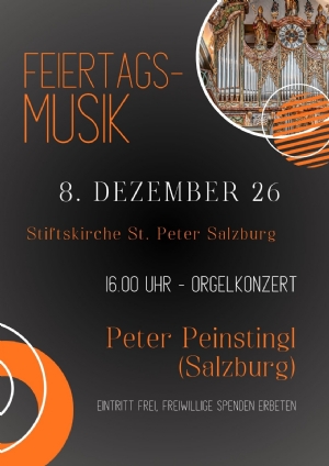 Peinstingl - Orgelkonzerte 2026 © Stiftsmusik