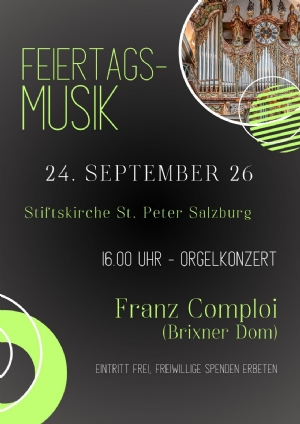 Comploi - Orgelkonzerte 2026 © Stiftsmusik