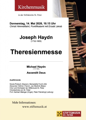 Musikprogramm - Christi Himmelfahrt 2026 © Stiftsmusik
