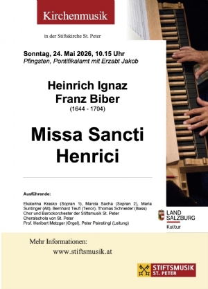 Musikprogramm - Pfingsten 2026 © Stiftsmusik