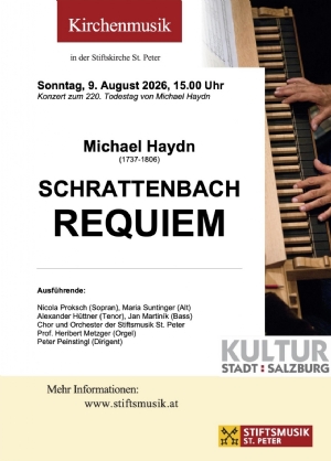 Musikprogramm - 9. August 2026 © Stiftsmusik